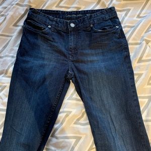 Calvin Klein Jeans. Straight jeans. Blue.